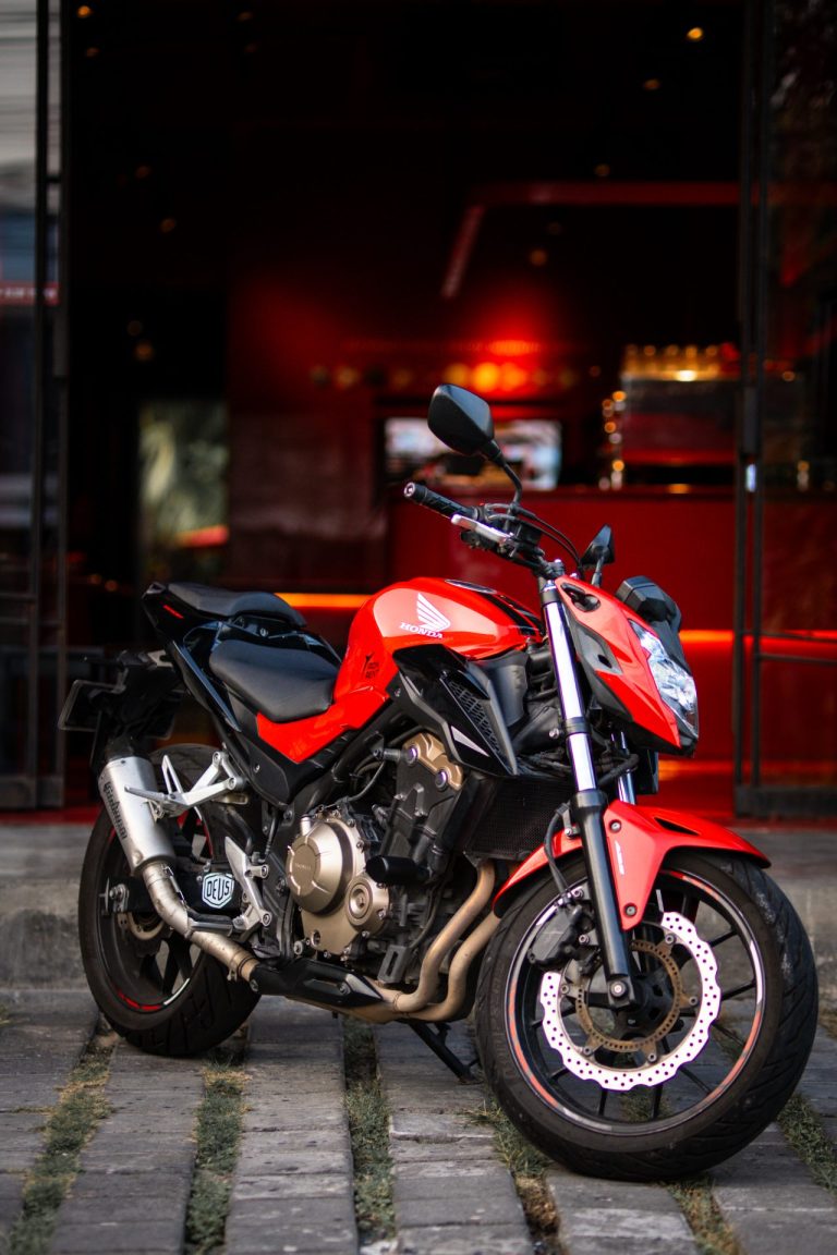 Honda CB500 ABS Red for rent in Bali
