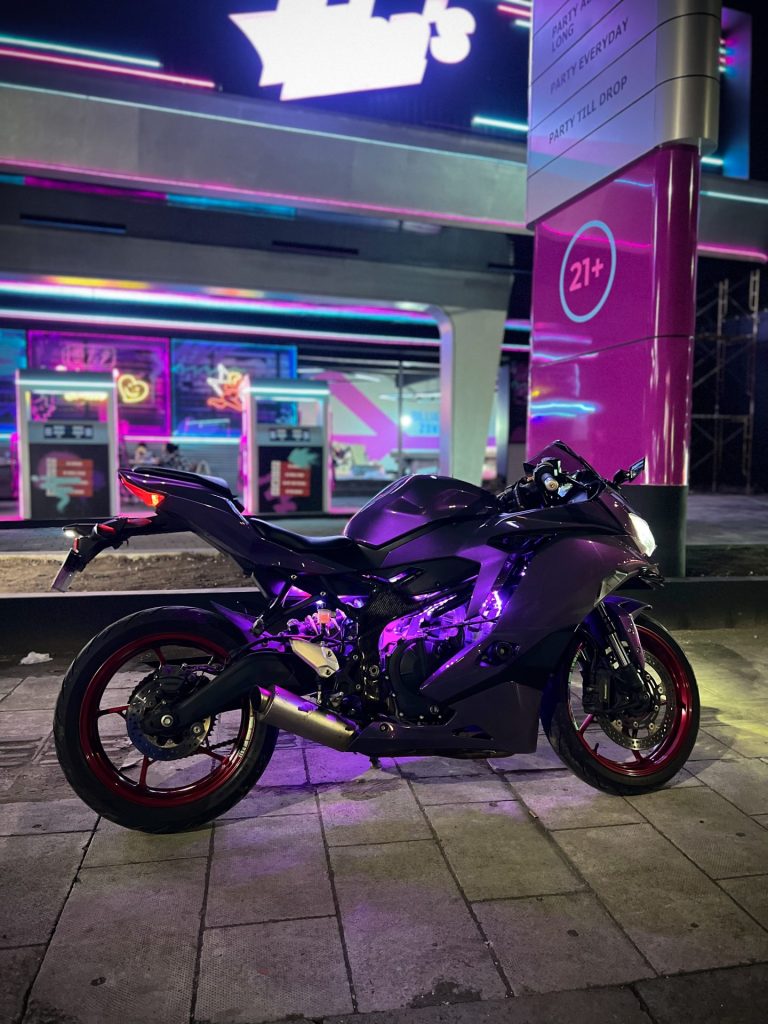 Kawasaki Ninja ZX25RR ABS Purple for rent in Bali