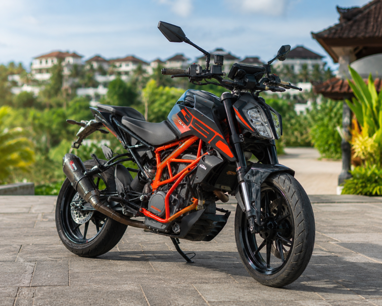KTM Duke 390 for rent in Bali