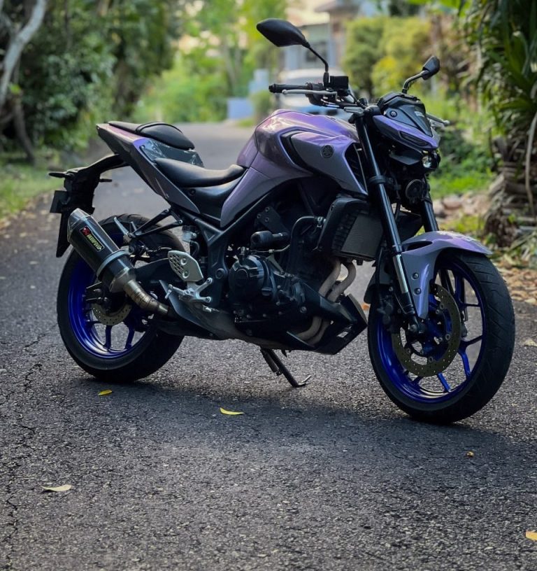 Yamaha MT-25 Purple for rent in Bali